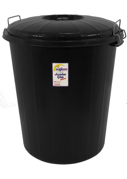 Sağlam Plastik Jumbo Çöp Kovası Kilitsiz 90 Lt fiyatları