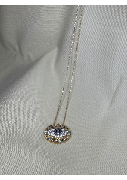 Zirkon Taşlı Iri Göz Kolye fiyatları