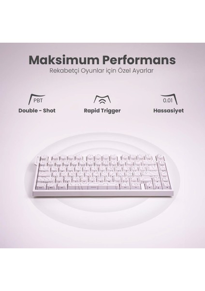 Beast R75 He Pro Kablosuz 8k Hz Manyetik Switch Klavye modelleri
