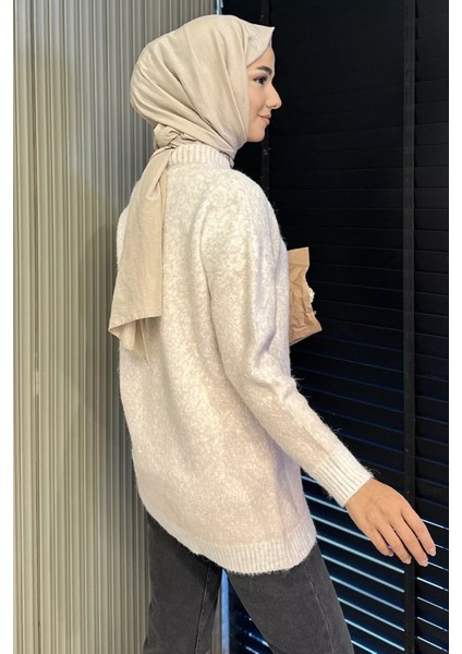 Bisiklet Yaka Çift Renkli Tesettür Triko Tunik (S-M-L-Xl Beden Uyumludur.) P-00018415 modelleri