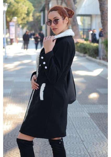 Detaylı Kaşe Kaban