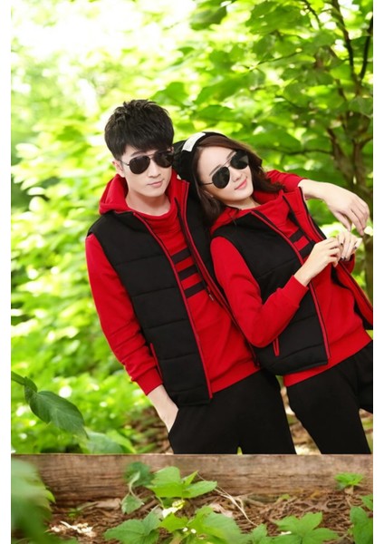 Kışlık Sevgili Kombini Kadın Üçlü Eşofman