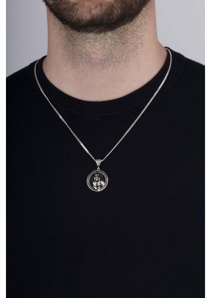 Aslan Kral Erkek Gümüş Kolye modelleri