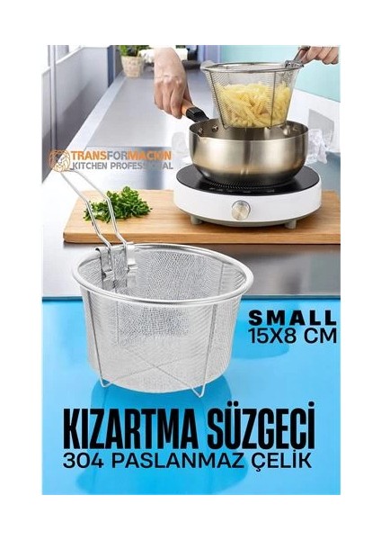 Kızartma Süzgeci Patates Kızartma Filtresi 304 Paslanmaz Çelik