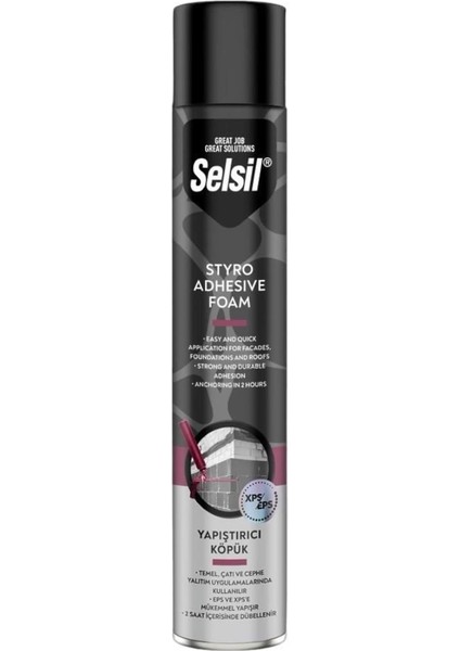 Selsil Mantolama Yapıştırıcı Köpük 850 gr