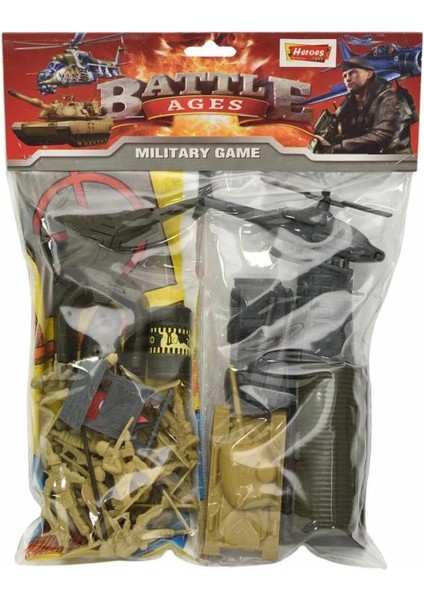 Bfs ERN-852 Heroes Toys Pvcli Asker Seti - Eren Oyuncak