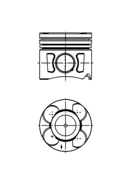 Piston Segman Std 69.60MM Fiorino 09> Egea 15>20 Punto 12> Aveo 11>15 Corsa D 09>14 Astra J 09>1 5 1.3d Mjet 1.3 Cdtı Start Stop E4 75BG E5 95BG
