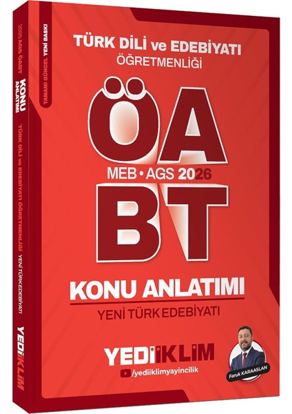 2026 Meb Ags Öabt Türk Dili ve Edebiyatı Öğretmenliği Konu Anlatım-Ags Ders Notu ve Soru Bankası Set