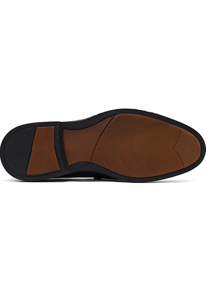 Erkek Siyah Tokalı Deri Loafer 25WFD664018 fırsatları