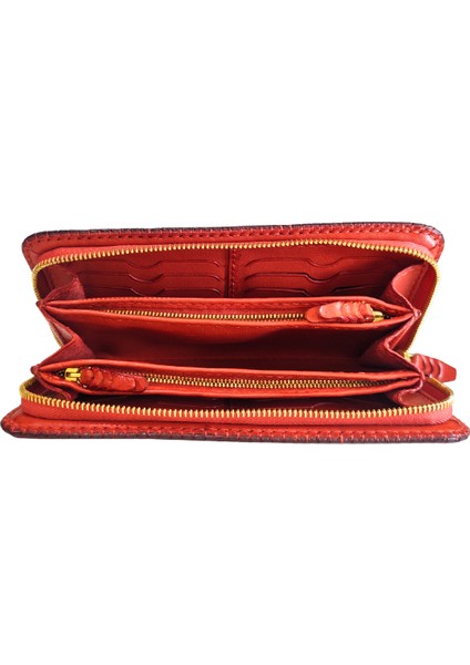 El Yapımı (Handmade) Çok Bölmeli Hakiki Deri Kadın Cüzdan Isfahan 40020 indirimleri