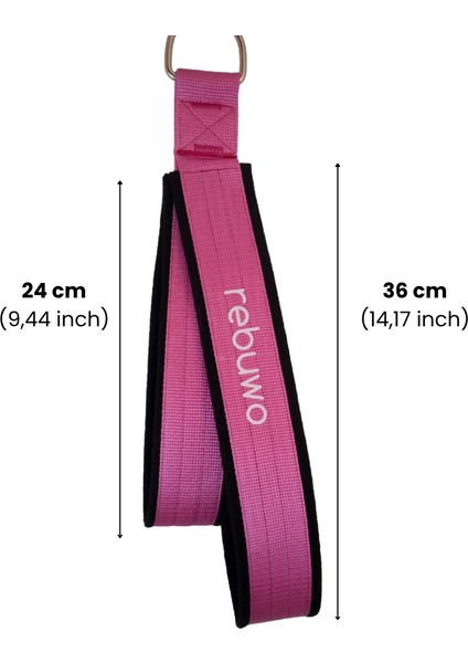 Pilates Elcik Reformer Yoga Pilates Tutma Aparatı (Pembe)– Kadife Kumaş & Metal D Tokalı (1 Çift) fiyatları