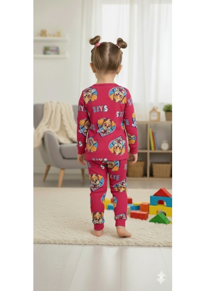 Kız Çocuk Pijama Takımı I Uzun Kollu Rahat Ev Giyim I Pamuklu - Yumuşacık Kız Çocuk Takım modelleri