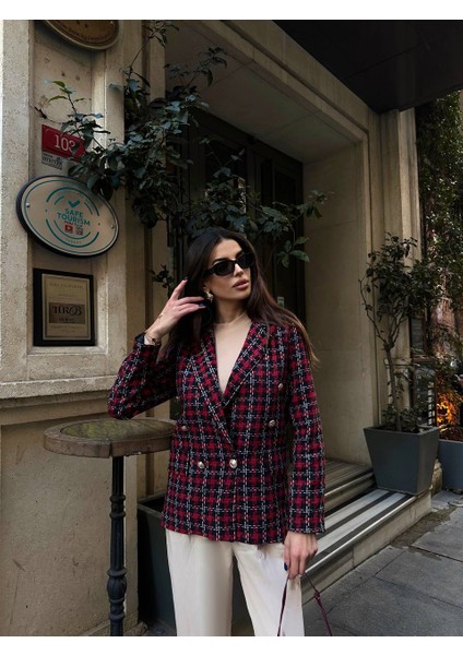 Kadın Fleto Cep Düğme Detay Tüvit Kumaş Astarlı Blazer Ceket fiyatları