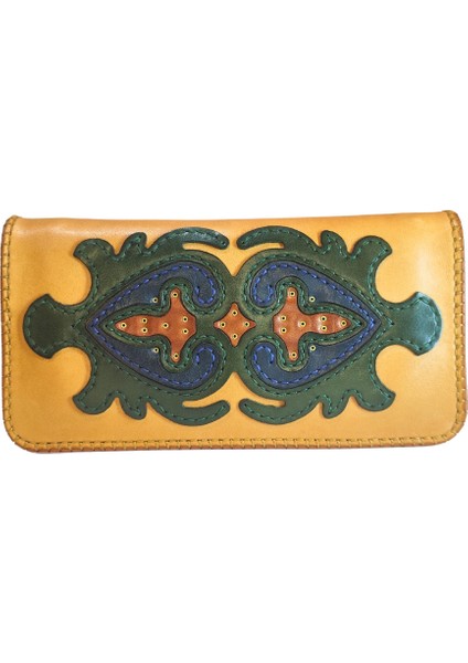 El Yapımı (HANDMADE) Çok Bölmeli Hakiki Deri Kadın Cüzdan Isfahan 40020 fiyatları