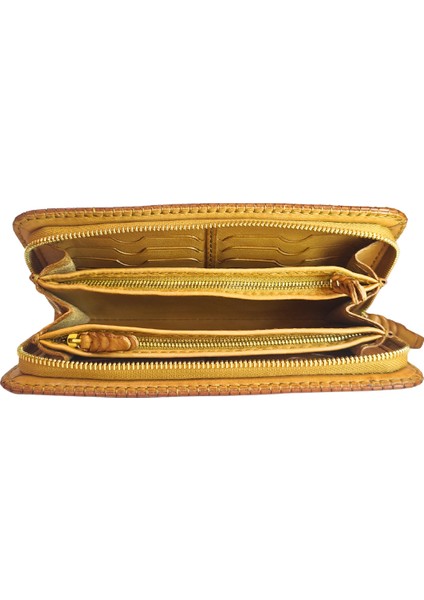 El Yapımı (HANDMADE) Çok Bölmeli Hakiki Deri Kadın Cüzdan Isfahan 40020 indirimleri