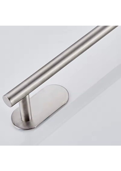 50 cm Paslanmaz Çelik Kendinden Yapışkanlı Oval Kesim Banyo Havluluk modelleri