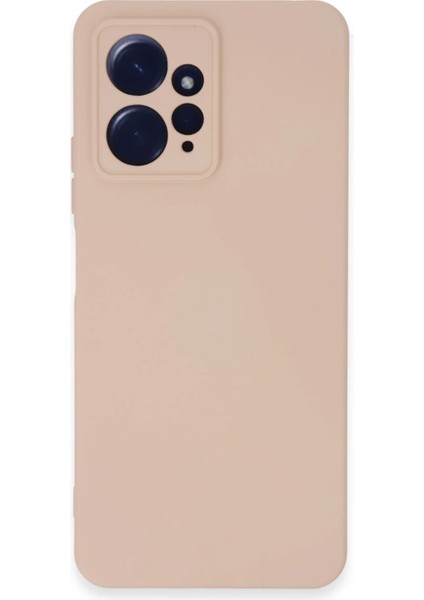 Bfs Xiaomi Redmi Note 12 4g Kılıf Nano Içi Kadife Silikon - Pudra