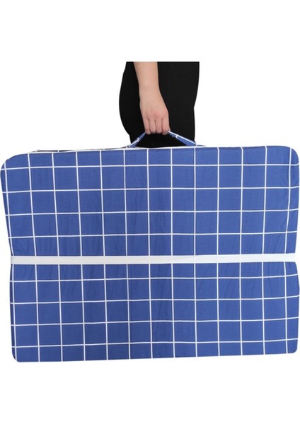 Katlanır Yatak Yer Yatağı Sünger Yatak Tek Kişilik 80X180 Mavi Pano 7 cm modelleri