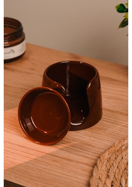 Bordo Özel Tasarım Seramik El Yapımı Buhurdanlık | Mumluk | Dekoratif (1 Adet Tealight Mum Ile) modelleri