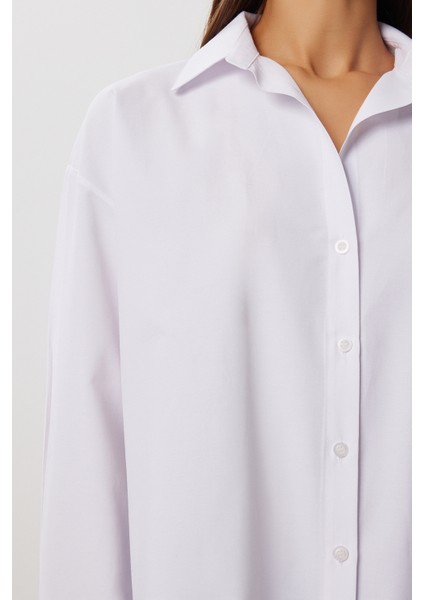 Oxford Basic Dokuma Gömlek LDZ0054 Beyaz fırsatları