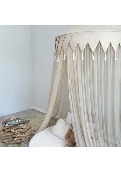 Natural Beige BAYRAKLI120 cm Duvar Tentesi fırsatları