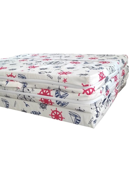 Katlanır Yatak Yer Yatağı Sünger Yatak Taşınabilen Tek Kişilik 80X180 Marin-6 cm modelleri