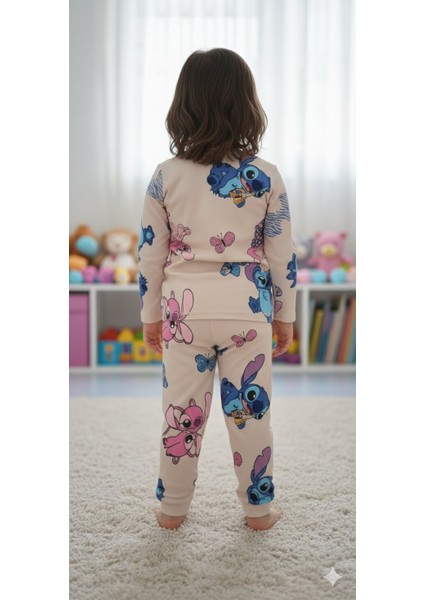 Kız Çocuk Pijama Takımı I Uzun Kollu Rahat Ev Giyim I Pamuklu - Yumuşacık Kız Çocuk Takım indirimleri