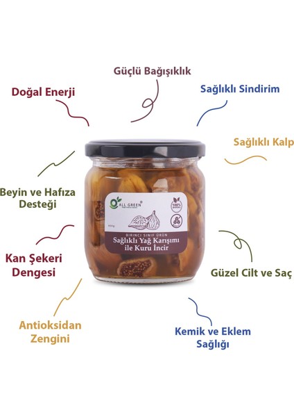 Zeytinyağlı Dağ Inciri Kurusu 400G | %100 Naturel Sızma Soğuk Sıkım Zeytinyağı ve 6 Saf Yağın Karışımı fırsatları