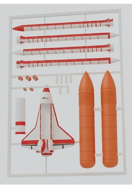 Uzay Mekiği Kit Card - Eğitici Oyuncak modelleri