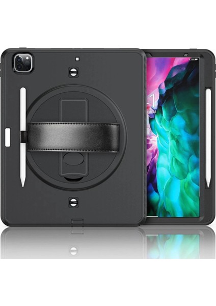 Bfs iPad Pro 12.9 (2021) Kılıf Strap-C Otterbox Tablet Kapak - Siyah fiyatları