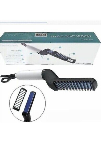 Çok Fonksiyonlu Sakal Düzleştirici ve Modelleme Tarağı Siyah/beyaz fırsatları