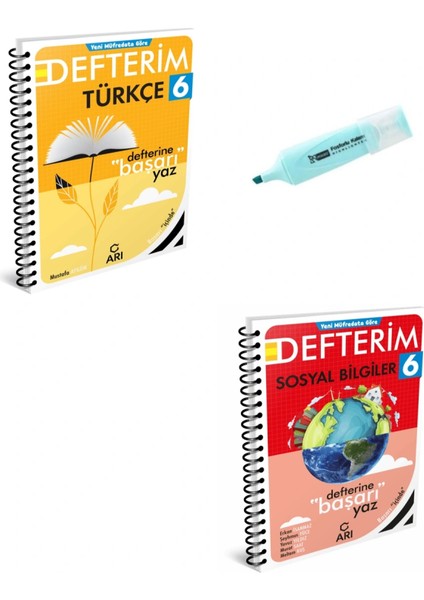 6.sınıf Türkçe ve Sosyal Bilgiler Akıllı Defterim