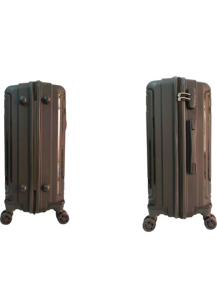 ☾ ✩ 𝐓𝐔̈𝐑𝐊 𝐘𝐈𝐋𝐃𝐈𝐙𝐈 ☾ ✩ Travel Polo Esnek Kauçuk Üstün Kaliteli Büyük Boy Valiz 𝟕𝟓 𝐜𝐦 indirimleri
