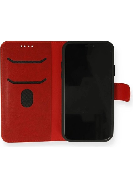Bfs iPhone 13 Mini Kılıf Trend S Plus Kapaklı Kılıf - Kırmızı fiyatları