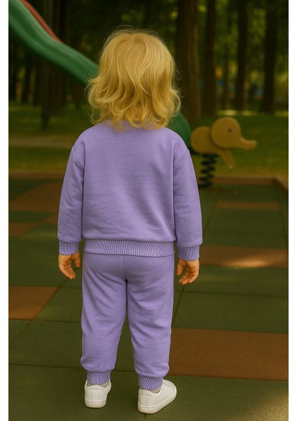 1-4 Yaş 2 Iplik Kompakt Penye Çocuk Eşofman Takımı I Nefes Alan Yumuşacık Kumaş I fırsatları