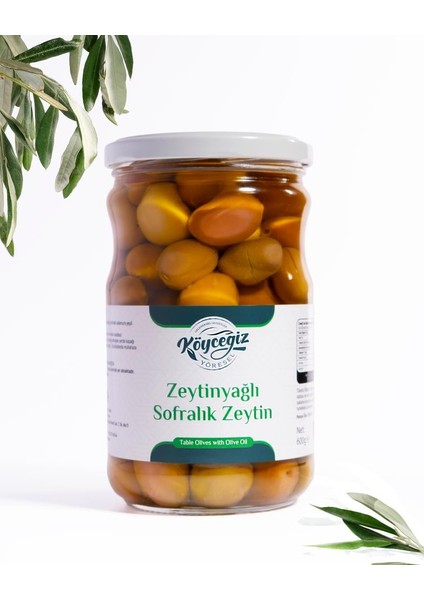 Ekincik Sofralık Zeytin 600 G Cam Kavanoz