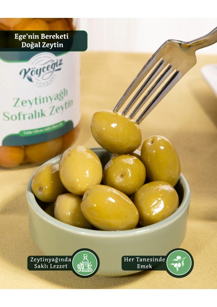 Ekincik Sofralık Zeytin 600 G Cam Kavanoz