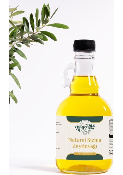 Naturel Sızma Zeytinyağı 500 ML Cam Şişe