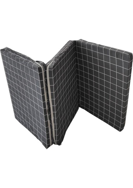 Tek Kişilik Katlanır Yer Yatağı Sünger Yatak Gri Pano 80X180 Cm-6 cm fiyatları