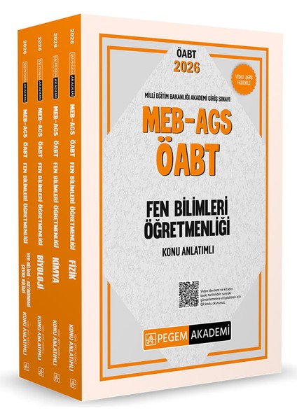 2026 Meb Ags Öabt Fen Bilimleri Öğretmenliği Konu Anlatımlı Modül