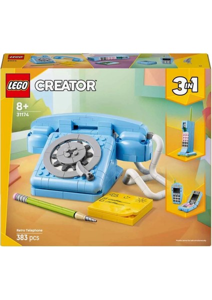 Bfs LEGO Creator 3'ü 1 Arada Retro Telefon 31174 indirimleri