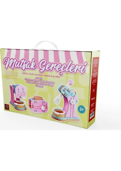 Bfs 1007 Ahşap Mutfak Gereçleri Seti - Lulubere Oyuncak