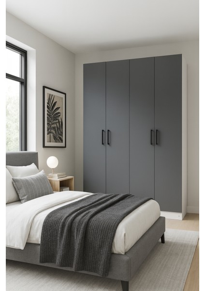 Modern 4 Kapaklı Gardırop