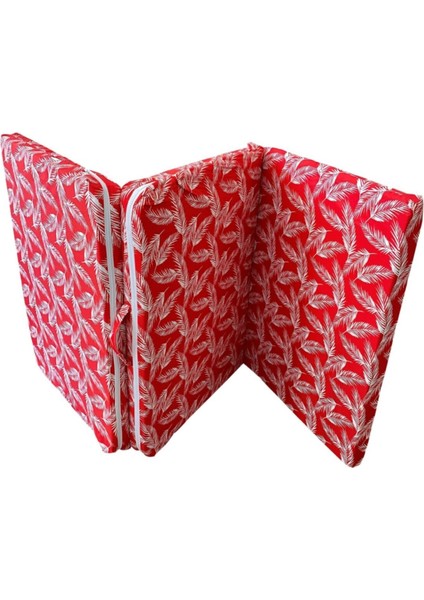 Katlanır Yatak Yer Yatağı Sünger Yatak Taşınabilen Tek Kişilik 80X180 Kırmızı Tüylü 6 cm fiyatları