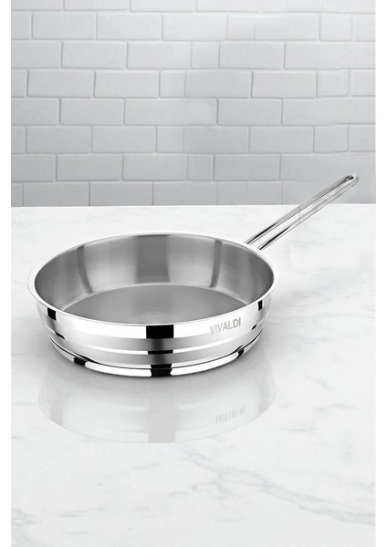 Vivaldi Aster Çelik Tava 28CM