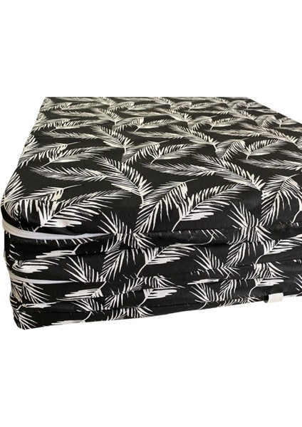 Katlanır Yatak Yer Yatağı Sünger Yatak Taşınabilen Tek Kişilik 80X180 Siyah Tüylü 6 cm modelleri