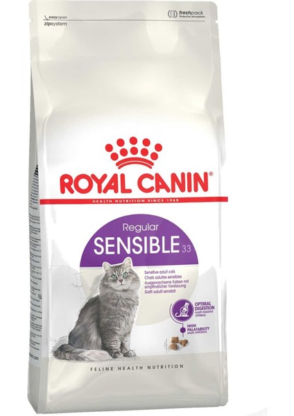 Sensible 33 Hassas Sindirim Sistemi Destekleyici 4kg Kedi Maması