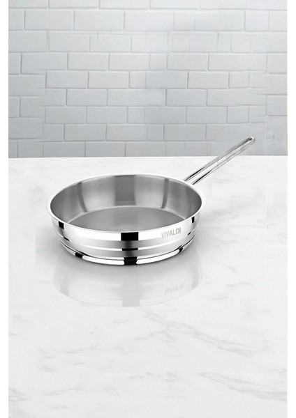 Vivaldi Aster Çelik Tava 24CM