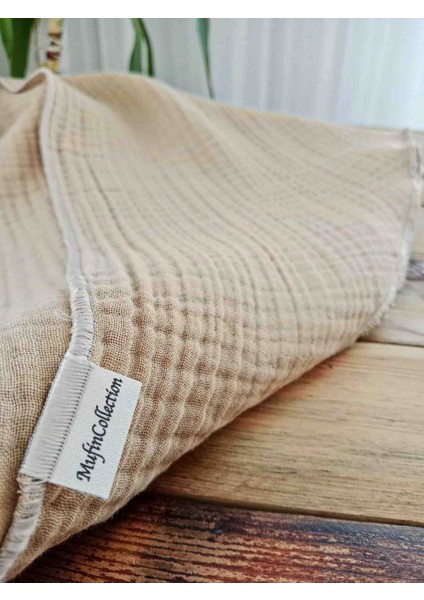 %100 Pamuk Muslin Boyun Fular - Atkı – 125 Cm, 4 Kat Yumuşak Doku, Antialerjik Üçgen Form fiyatları