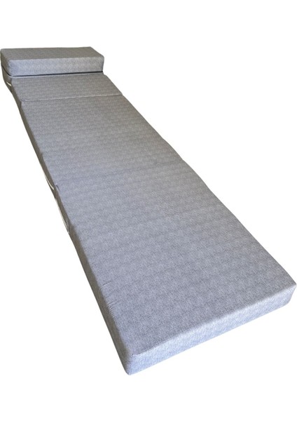 Tek Kişilik Katlanır Koltuk Katlanır Yatak Kanepe Yer Yatağı Tek Kişilik GRİ-65X160X10 cm fırsatları